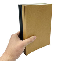 Carnet de notes personnalisé de fournisseur de l'école, agenda, couverture souple, carnet A5 kraft pour étudiants, imprimé à bas prix