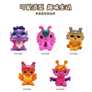 กล่องปริศนาเอลฟ์สำหรับสัตว์เลี้ยงลึกลับใหม่สุดสร้างสรรค์ของตกแต่งตั้งโต๊ะทำจากพลาสติกน่ารักของขวัญสำหรับเด็กนักเรียนที่สมบูรณ์แบบ - Product Image 5