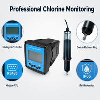 Analyseur intelligent de la qualité de l'eau en ligne pour la concentration des désinfectants, isolé 4-20mA RS485 pour l'IoT industrielle