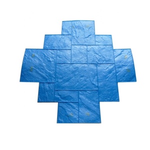 Piedra estampada hormigón <span class=keywords><strong>plantillas</strong></span> patrón caucho hormigón estampado herramientas esteras con mango - Product Image 6