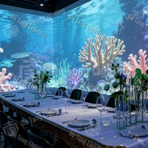 Sistema de Proyección Inmersiva para Restaurantes Temáticos con Experiencias Visuales Holográficas 3D en la Pared - Product Image 4