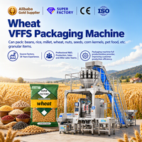 Machine d'emballage verticale automatique multifonctionnelle pour céréales (200g, 500g)