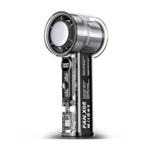Portable Transparent Handheld <b>Fan</b> LED Rechargeable High Speed Powerful <b>USB</b> <b>Mini</b> Cooler ODM/OEM Available - Product Image 1