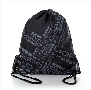 Custom Size Polyester <b>Drawstring</b> <b>Backpack</b> Custom Silk Print Logo Waterproof <b>Drawstring</b> Sports <b>Backpack</b> for Outdoor Activities - Product Image 4