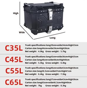 <span class=keywords><strong>Caja</strong></span> <span class=keywords><strong>de</strong></span> Almacenamiento <span class=keywords><strong>de</strong></span> <span class=keywords><strong>Equipaje</strong></span> Resistente al Agua, <span class=keywords><strong>de</strong></span> Aleación <span class=keywords><strong>de</strong></span> Aluminio, <span class=keywords><strong>para</strong></span> Motocicleta, <span class=keywords><strong>para</strong></span> Viajes - Product Image 5