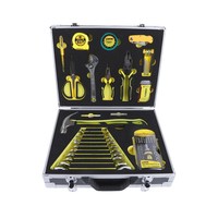 Kit d'outils ménagers de 62 pièces pour l'entretien quotidien, la réparation automobile et électrique, ensemble de matériel multifonctionnel, cadeau