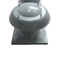 Ventilateur axial de toit pour atelier à grand volume d'air avec pales en plastique résistantes à la corrosion, compatible OEM et ODM