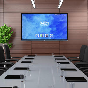 Écran tactile intelligent <span class=keywords><strong>4k</strong></span> 55/65/75/86/100 pouces, système Android/OPS, tableau blanc interactif électronique pour l'éducation scolaire et l'enseignement - Product Image 1