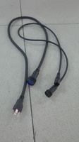 Lumières de scène extérieures câble DMX étanche câble d'alimentation LED Par lumière LED rondelle murale main dans la main câble de rallonge