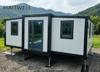 Casa Pieghevole Prefabbricata Mobile, Container Abitativo da 20 Piedi, Mini Casa Modulare Prefabbricata in Acciaio Zincato