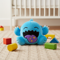 Peluche en polyester personnalisable Anime Toys Animaux en peluche doux unisexe avec remplissage en coton PP Conception personnalisée à faible quantité minimale de commande