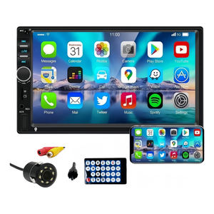 Lecteur multimédia universel pour voiture autoradio 2 Din avec écran <span class=keywords><strong>tactile</strong></span> HD de 7 pouces MP5 USB BT carte TF - Product Image 1