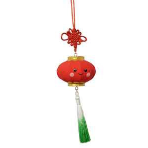 Wooden Lanterns With Chinese Style Tassels Round Decorative <b>Ornaments</b> For Chinese New Year Multi Piece Package - Product Image 5