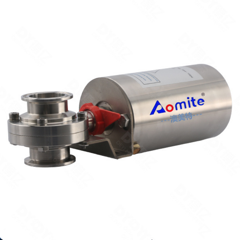 Высококачественный санитарный пневматический клапан-бабочка, цена