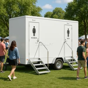 Toilettes mobiles de luxe VIP 2025, remorque de toilettes, salles de douche mobiles, portables - Product Image 5