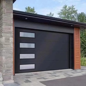 Puerta de Garaje Automática de Acero con Panel de Control Remoto - Product Image 1