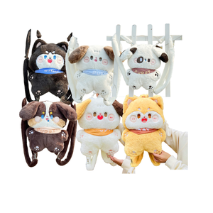 Mochila de Felpa <span class=keywords><strong>para</strong></span> Niñas, Diseño de Cachorro, 3D, Colorida, de Algodón, Gran Capacidad, <span class=keywords><strong>para</strong></span> Viaje - Product Image 1