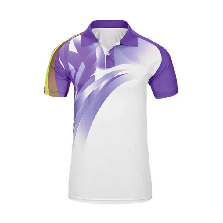 Polo shirt collar design custom Brand Golf Apparel sublimation 100% polyester mens comfortable golf shirt