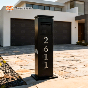 Market Hot Selling High Quality Factory Custom Mailbox Steel Modern Metal Letter Box - Product Image 1