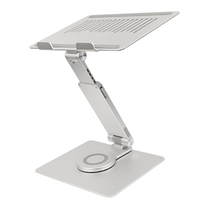 Nhôm Có Thể Gập Lại Xoay Máy Tính Xách Tay Đứng Có Thể Thu Vào Ergonomic 360 Bằng Rotating Máy Tính Xách Tay Hỗ Trợ Kim Loại Bàn Có Thể Điều Chỉnh Chiều Cao - Product Image 4