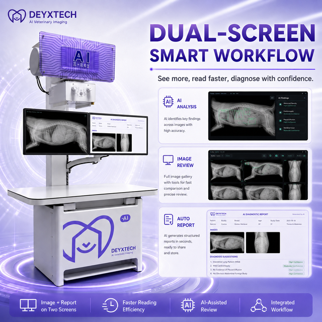 AI Diagnosis Auto Report System for Pet Clinic Veterinary X Ray Machine
