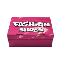 Caja de embalaje de papel portátil ecológica personalizada al por mayor para zapatos de hombre, con laminación mate, grabado en relieve, para calcetines y pieles, con logotipo personalizado
