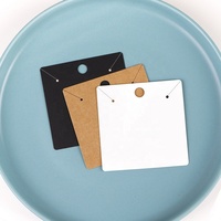 Cartes personnalisées imprimées pour boucles d'oreilles, présentoirs à bijoux en feuille d'aluminium et papier perforé pour usine