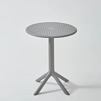 Usine en gros moderne hôtel polypropylène populaire bras en plastique chaises et tables de salle à manger café