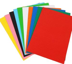 Papier ondulé coloré écologique en gros avec fonction anti-frisottis, personnalisable pour matériaux <span class=keywords><strong>d</strong></span>'artisanat et de bougies - Product Image 1