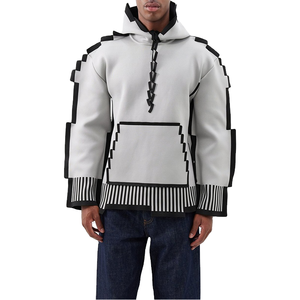 Sudadera con capucha bordada para hombre, de algodón French Terry de alta calidad, estilo vintage, con cremallera, lavado desgastado, personalizada OEM - Product Image 1