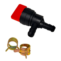 Kit de coupure de carburant 1/4 et filtre à carburant en ligne pour petits moteurs, idéal pour tondeuses à gazon, générateurs et travaux de réparation de moteurs de jardin