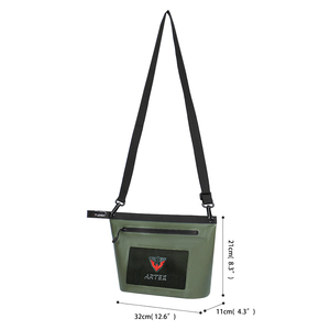 Bolsa Impermeable de 2L, Riñonera para Teléfono, Pasaporte y Monedero, con Asa y Correa Ajustable para Nadar, Viajar, Playa - Product Image 5