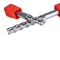 Fraise à bout rond en carbure monobloc avec rayon d'angle pour le fraisage de l'aluminium et la fabrication de moules CNC