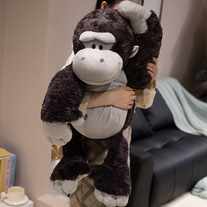 Đồ chơi nhồi bông khỉ đột mô phỏng, thú nhồi bông cho trẻ em, đồ chơi an ủi, bán buôn thú nhồi bông sở thú - Product Image 5