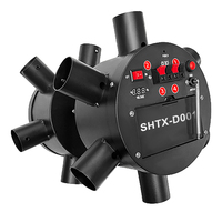 SHTX haute qualité Double roue fontaine feux d'artifice système de tir équipement de mariage télécommande rotation froide étincelle Machine
