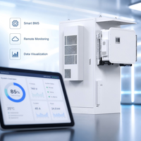 Prix usine Armoire de stockage d'énergie C&I 241 kWh Système de batterie solaire 125 kW Haute tension LiFePO4 BMS intelligent Refroidissement par air Protection incendie