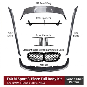 Kit Carrozzeria Completo (Paraurti Anteriore, Minigonne Laterali, Diffusore Posteriore) in ABS per <span class=keywords><strong>BMW</strong></span> Serie 1 <span class=keywords><strong>F40</strong></span> M Sport 2019+ - Vendita all'Ingrosso Diretta dalla Fabbrica - Product Image 6
