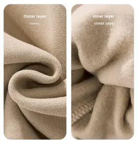 Conjunto de Sudadera con Capucha Informal Unisex para Otoño e Invierno, con Forro Polar - Product Image 5