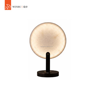 Luxury Spanish alabaster Table Lamp Modern Bedside <b>Night</b> <b>Light</b> for Bedroom Decor LED - Product Image 1