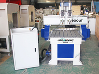 Machine de fraisage CNC à bois de haute précision, double tête, fraiseuse à broche, graveur 6090, routeur CNC pour le travail du bois