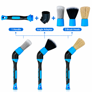 Spazzola per Lavaggio <span class=keywords><strong>Auto</strong></span> con Setole Morbide in Nylon, Manico in PP, Spazzola per Pulizia Dettagliata degli Interni e delle Bocchette dell'Aria, Rimozione Polvere - Product Image 6