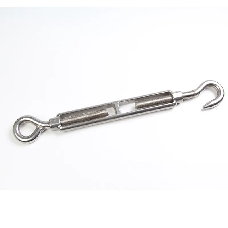 Hot Sale Stainless Steel Turnbuckle Rigging Hardware European Type M5 Turn Buckle with Eye Hook