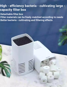 베스트셀러 플라스틱 SOBO 어항 필터 거실용 소형 수족관 펌프가 내장된 3-in-one 필터 - Product Image 3