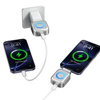 Protecteur de charge intelligent portable AI à arrêt automatique pour montre connectée, avec ports Type C, charge rapide 5A et 140W, et fonction de séparation de charge complète