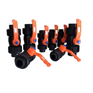 Premium OEM Manuelles Wasserkontroll-PP-R/PE Bi-Male Union Kugelventil mit Stahlkern 63mm Max. Rohrgröße 1.6PN Betriebsdruck - Product Image 2