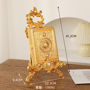 กล่องใส่หนังสือกุรอานอัลลอยมุสลิมของตกแต่งรอมฎอนอิสลาม - Product Image 6