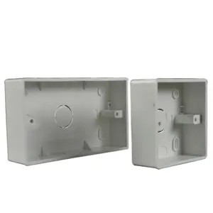 Thick stubborn pvc electrical switch boxes, back box