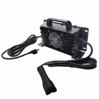 LNLEE pengisi daya baterai asam timbal 48V kustom untuk sepeda motor Kart Harga bagus IP65 + adaptor pengisi daya produk tahan air