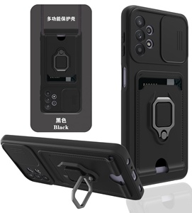 Accesorios para teléfonos inteligentes para Samsung Galaxy A55 A35 A25 A15 A05 PC TPU Amor Case con Kickstand Camera Protection Back Cover - Product Image 1