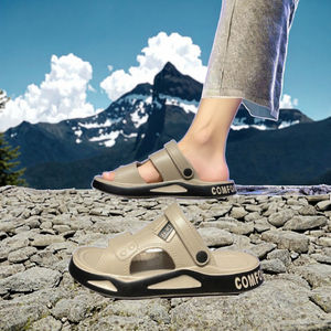 Sandalias de Plataforma para Hombre, Ligeras, Transpirables, Resistentes al Desgaste, Casuales, de Doble Uso, para Conducir, para Verano y Playa - Product Image 3